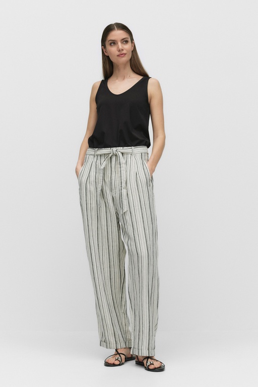 Rigittaiw pants BLACK STRIPE